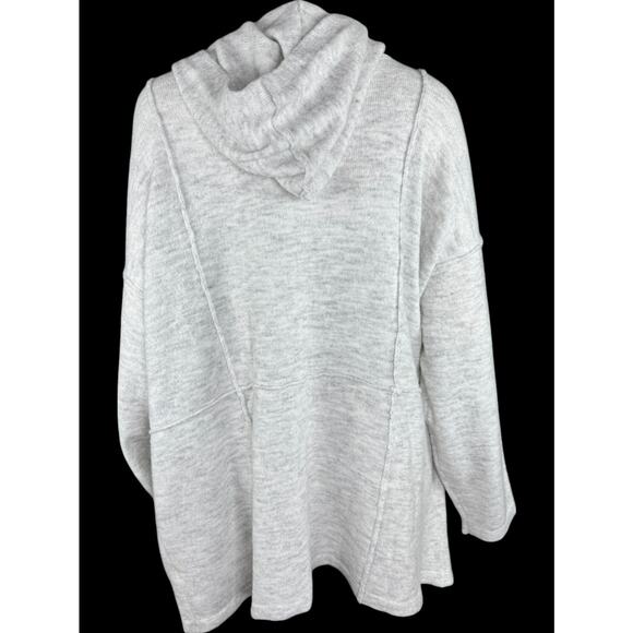 Studio Park x Amy Stran Hooded Cardigan Grey Medium Pockets Long Sleeve - Picture 7 of 14